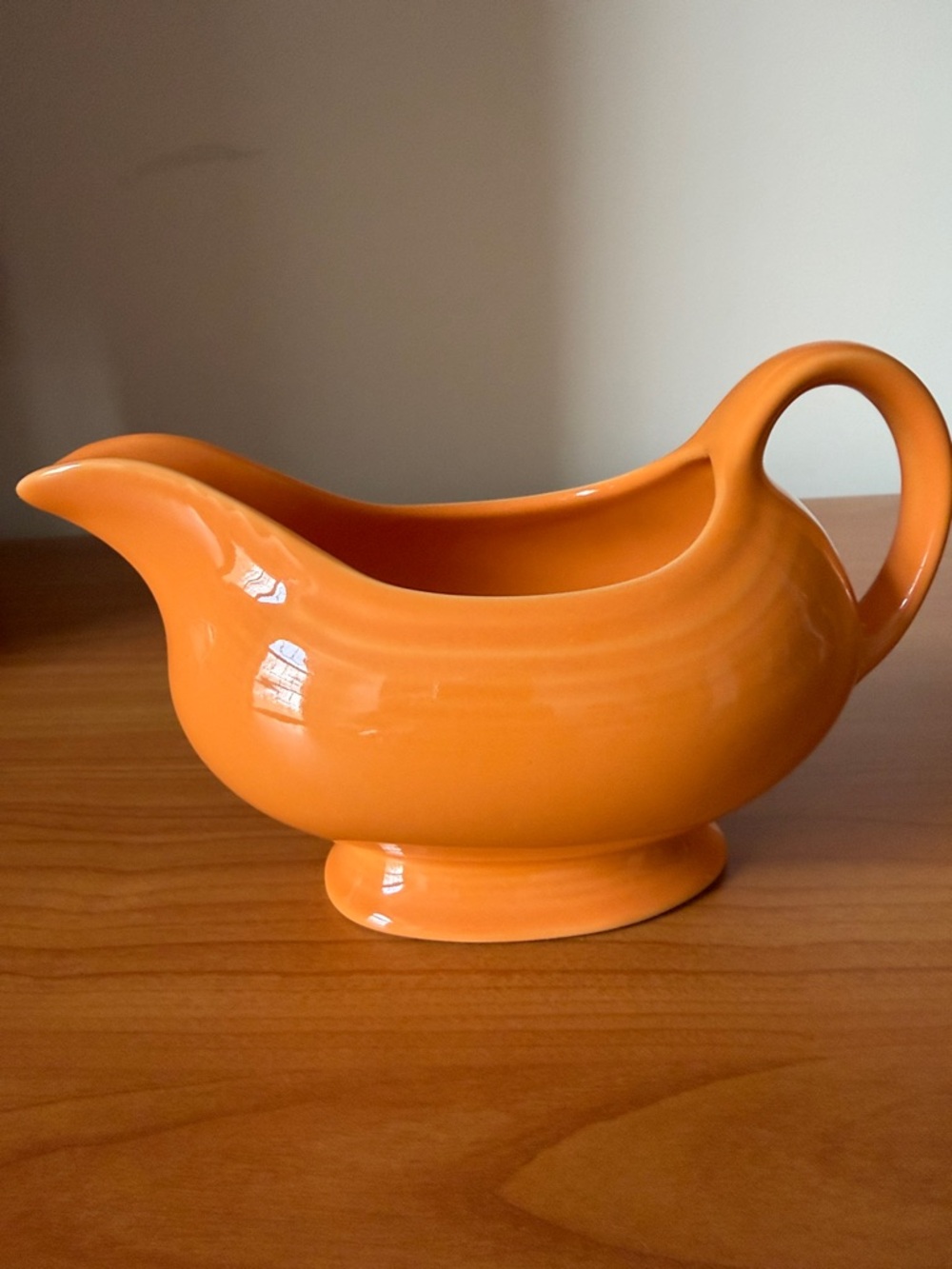 Fiesta Tangerine 18.5 oz Gravy Boat. NWT